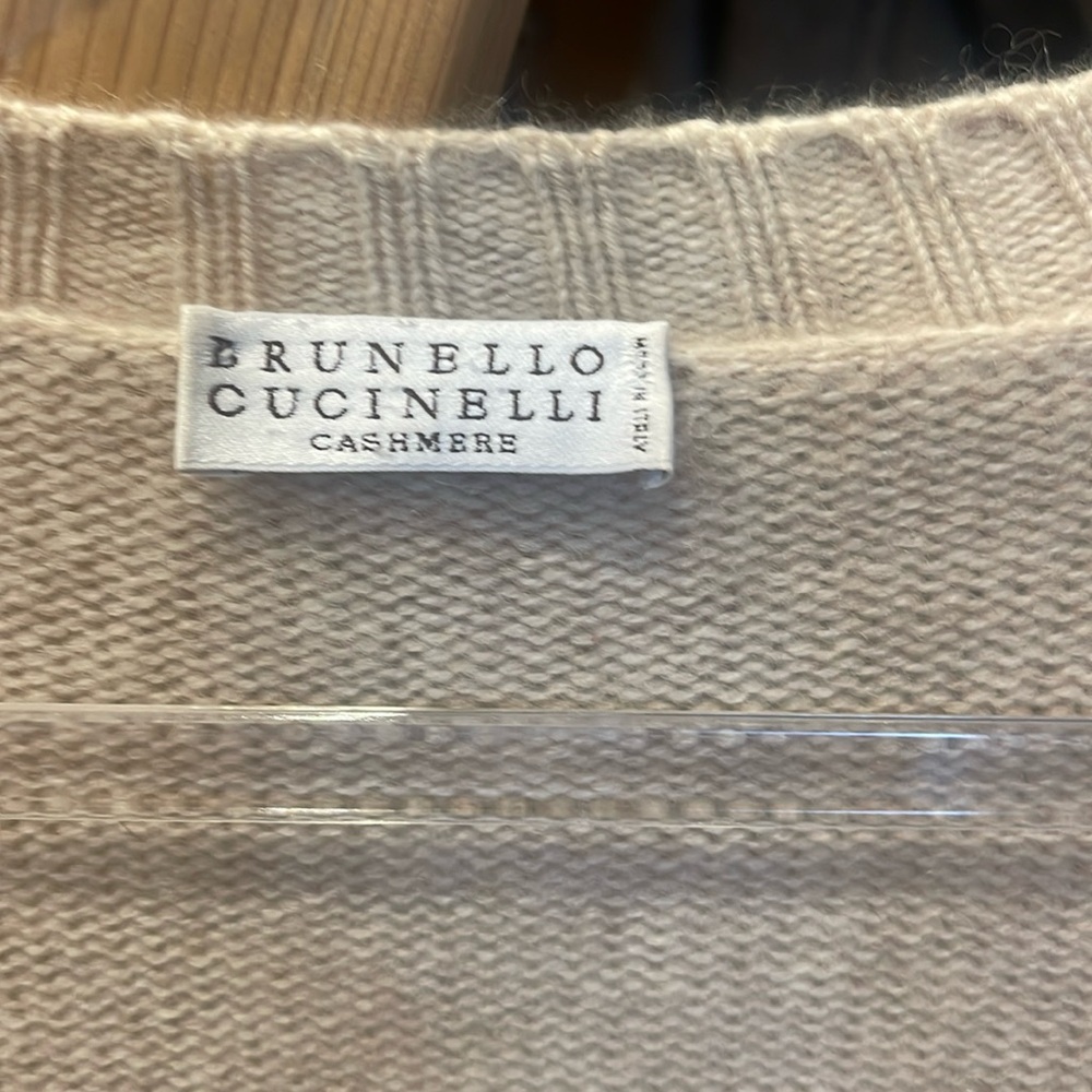 Brunello Cucinelli cashmere cardigan medium